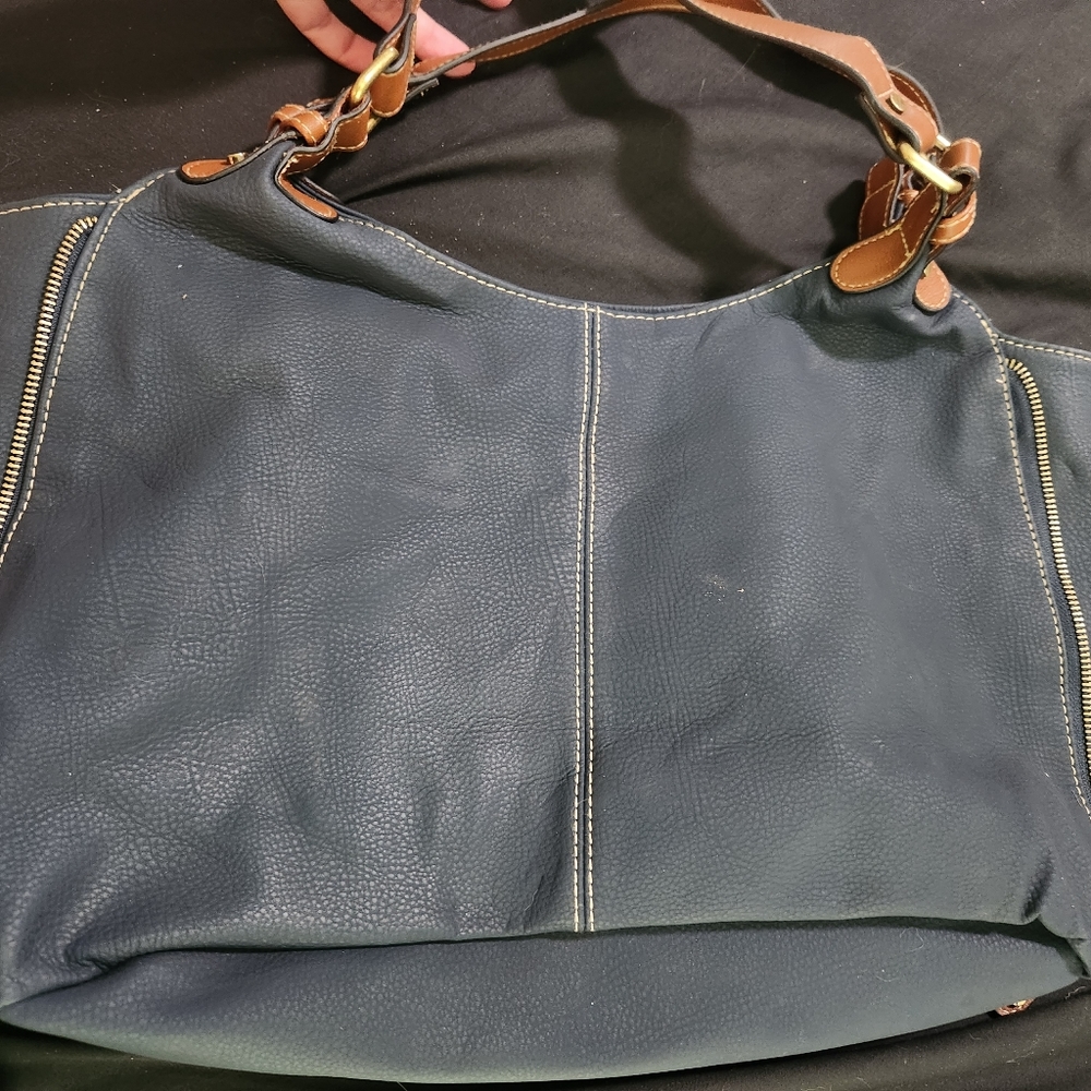 Merona navy blue bag